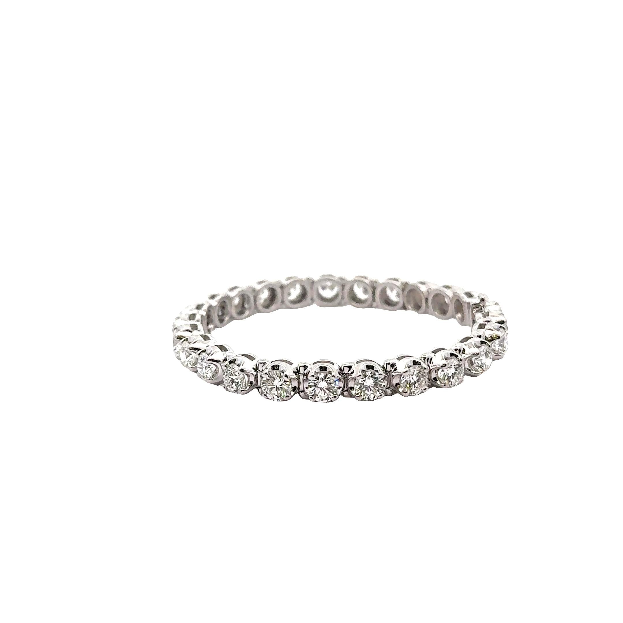 12.22 Carats Diamond Platinum Tennis Bracelet
