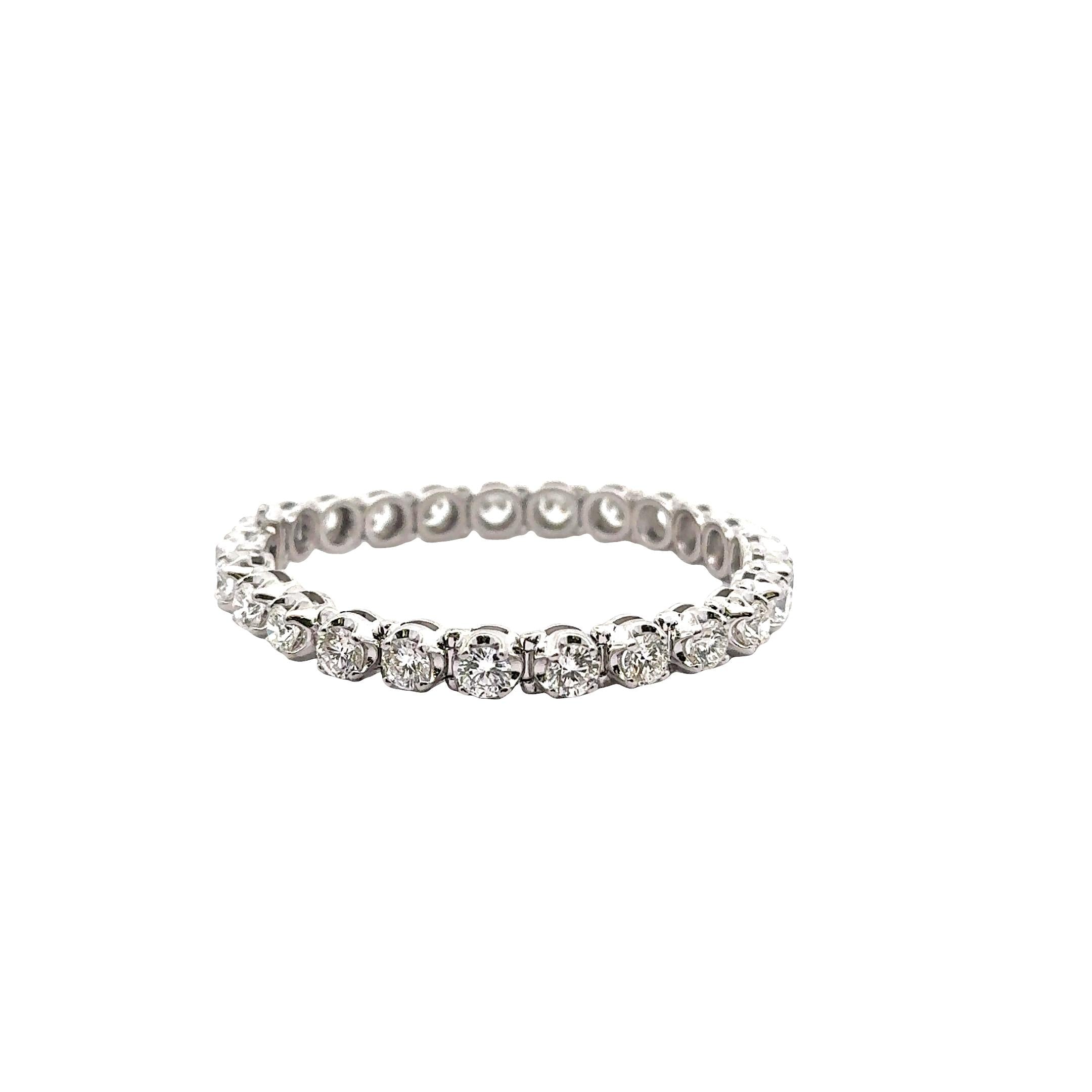 12.22 Carats Diamond Platinum Tennis Bracelet
