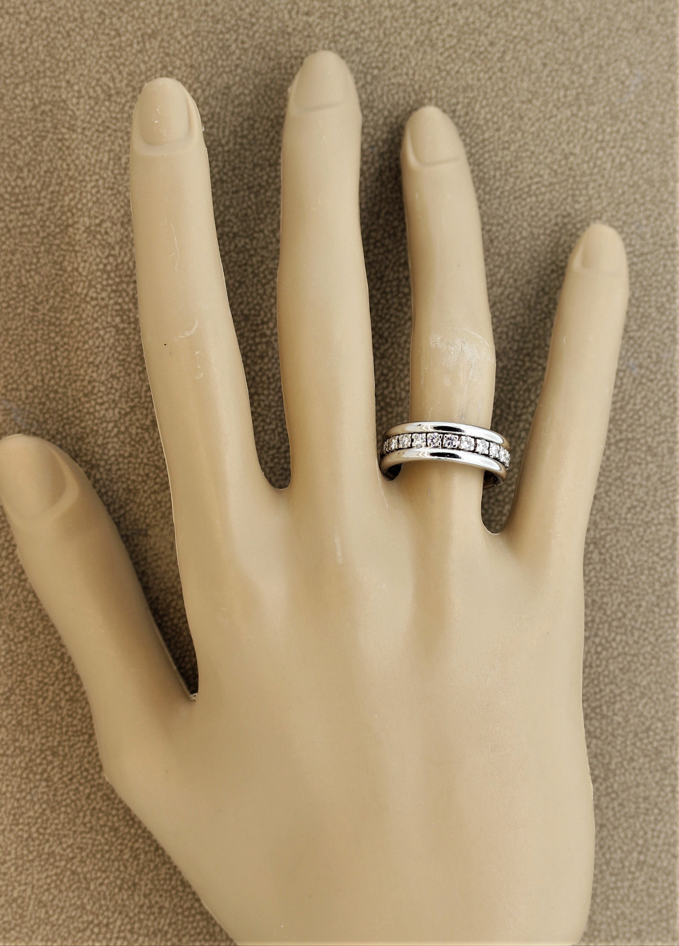 Diamond Gold Eternity Ring Band