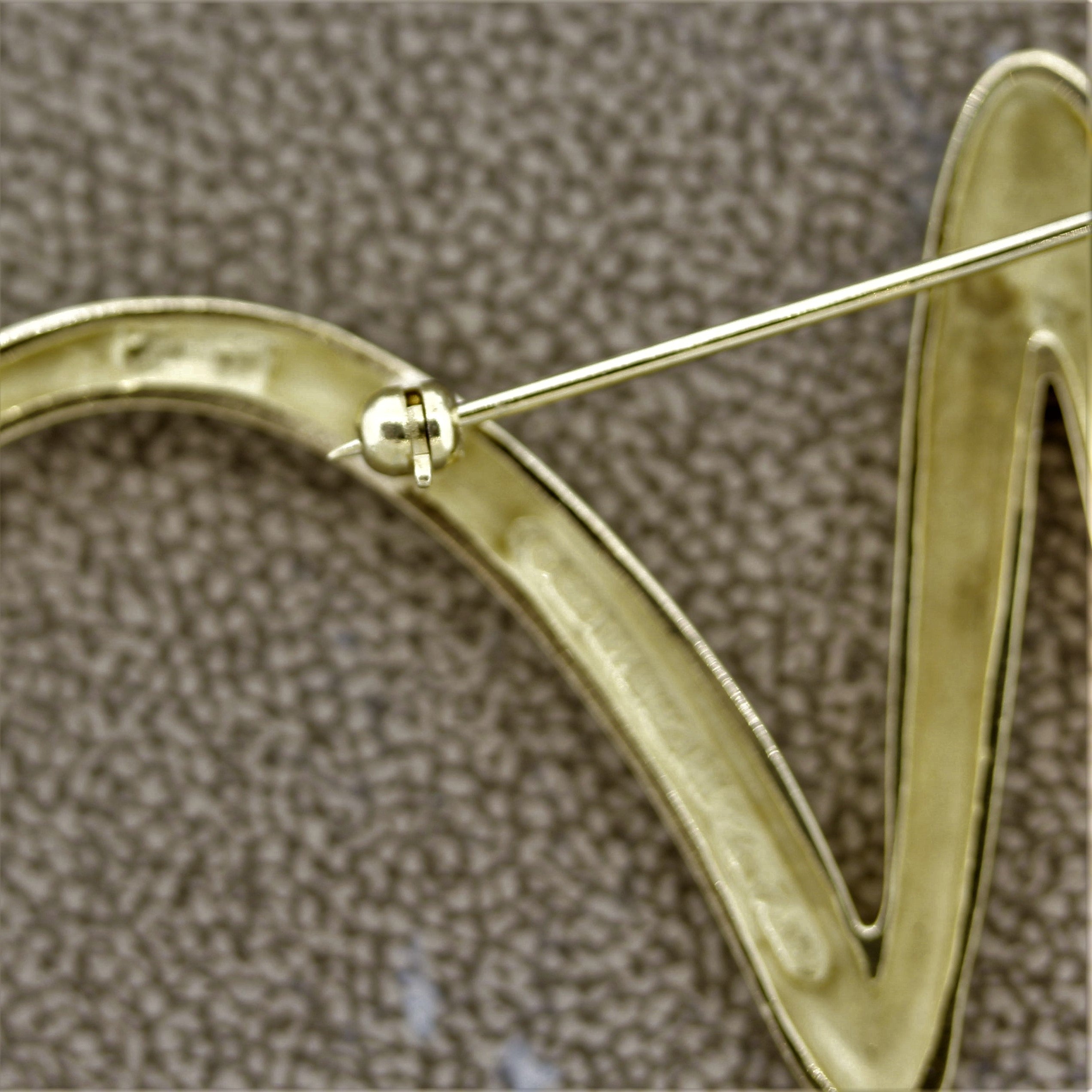 Tiffany & Co. Gold “Zig-Zag” Brooch, Paloma Picasso