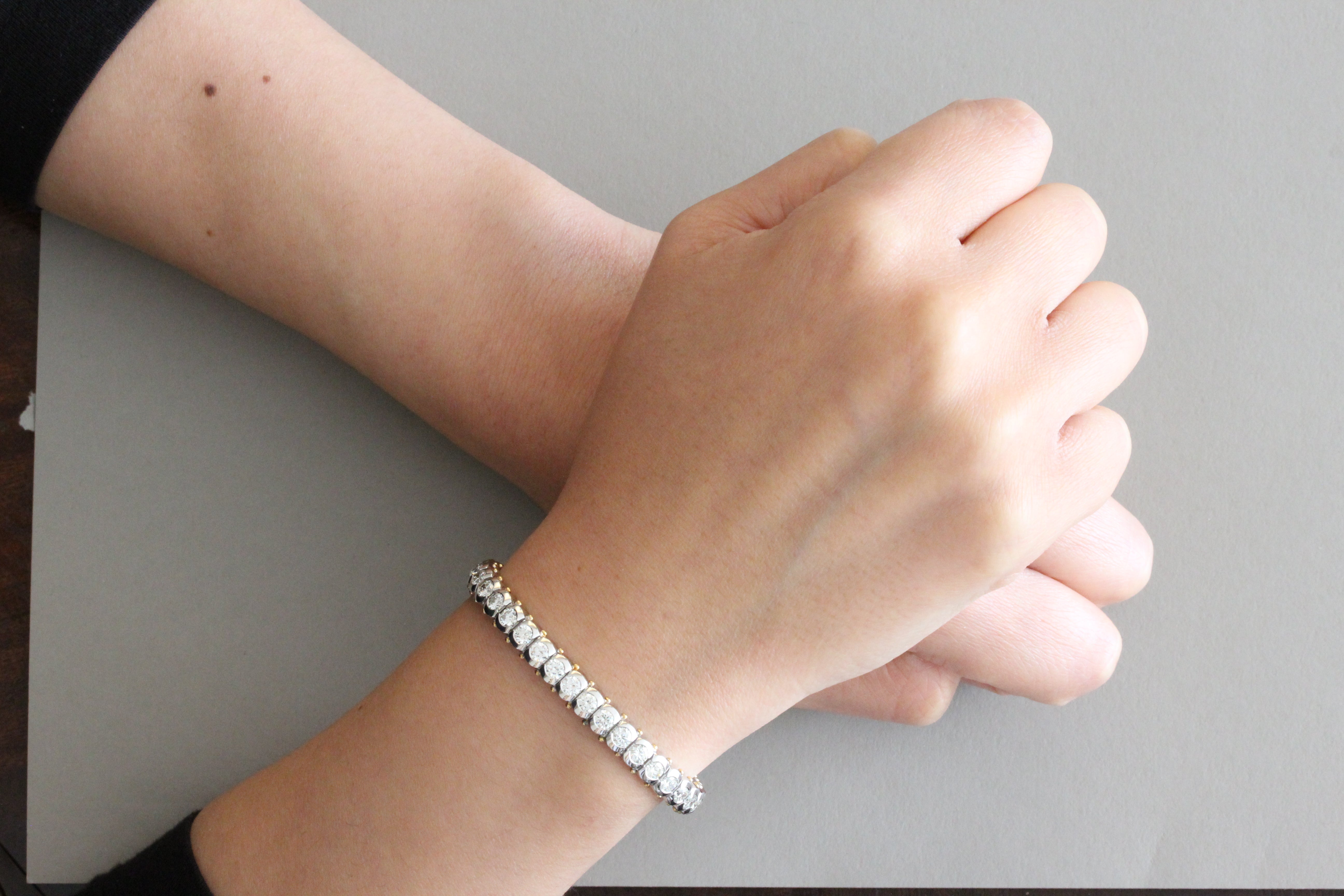 Neil Joseph Diamond Two-Tone Gold Bracelet