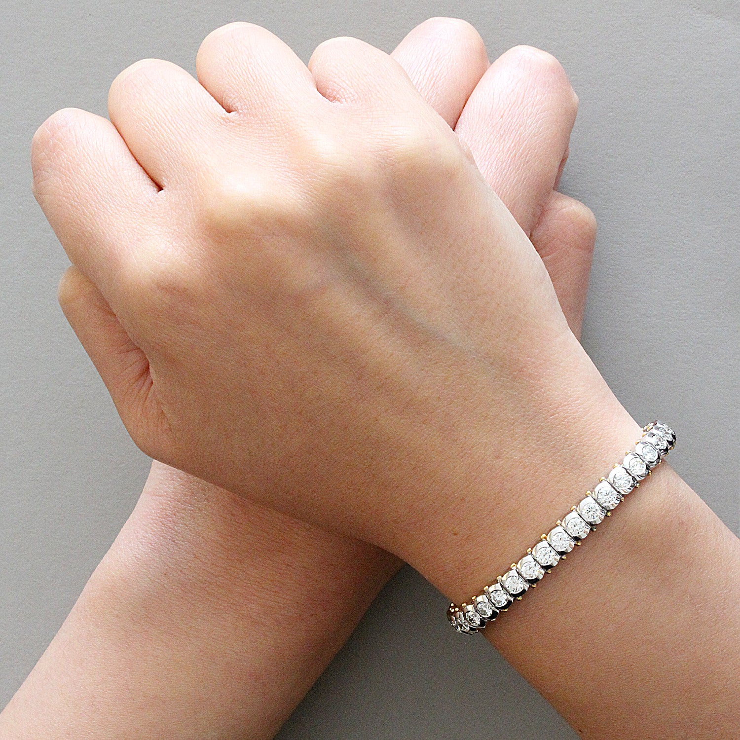 Neil Joseph Diamond Two-Tone Gold Bracelet