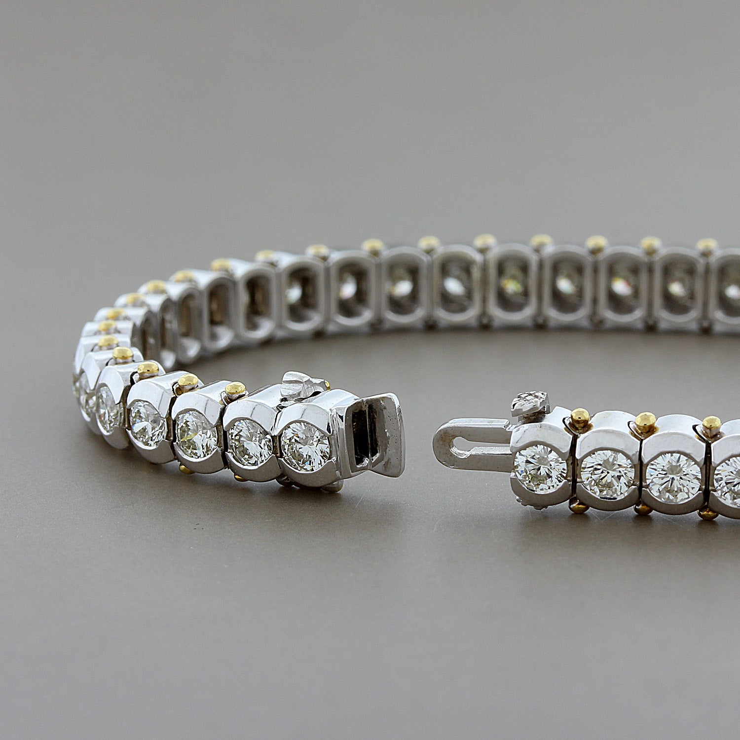 Neil Joseph Diamond Two-Tone Gold Bracelet