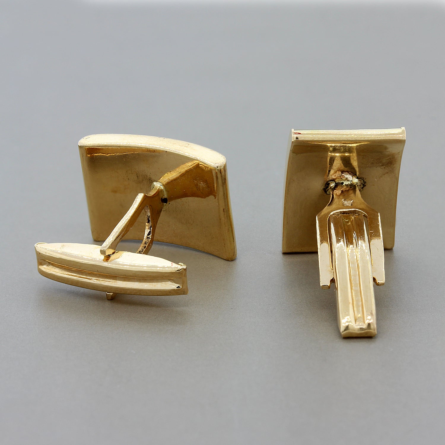 Estate Turquoise Gold Cufflinks