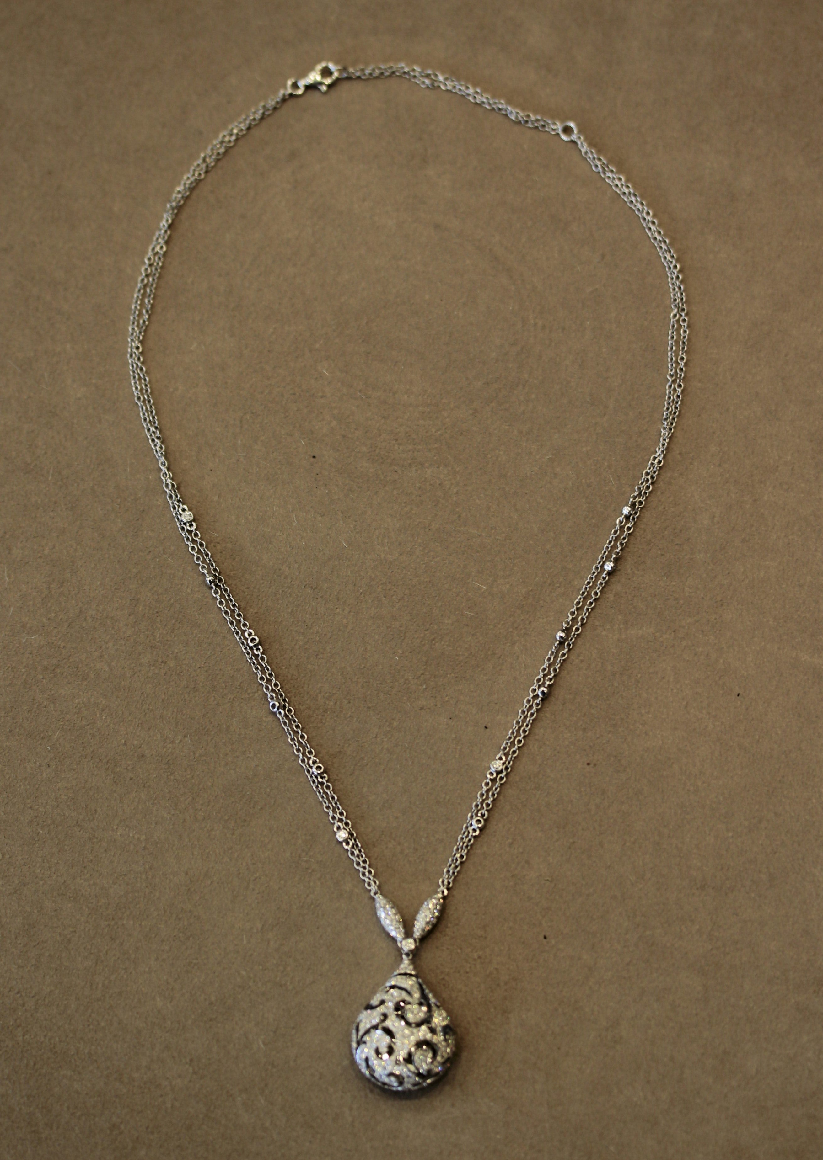 Diamond Gold “Diamond by the Yard” Chain Necklace