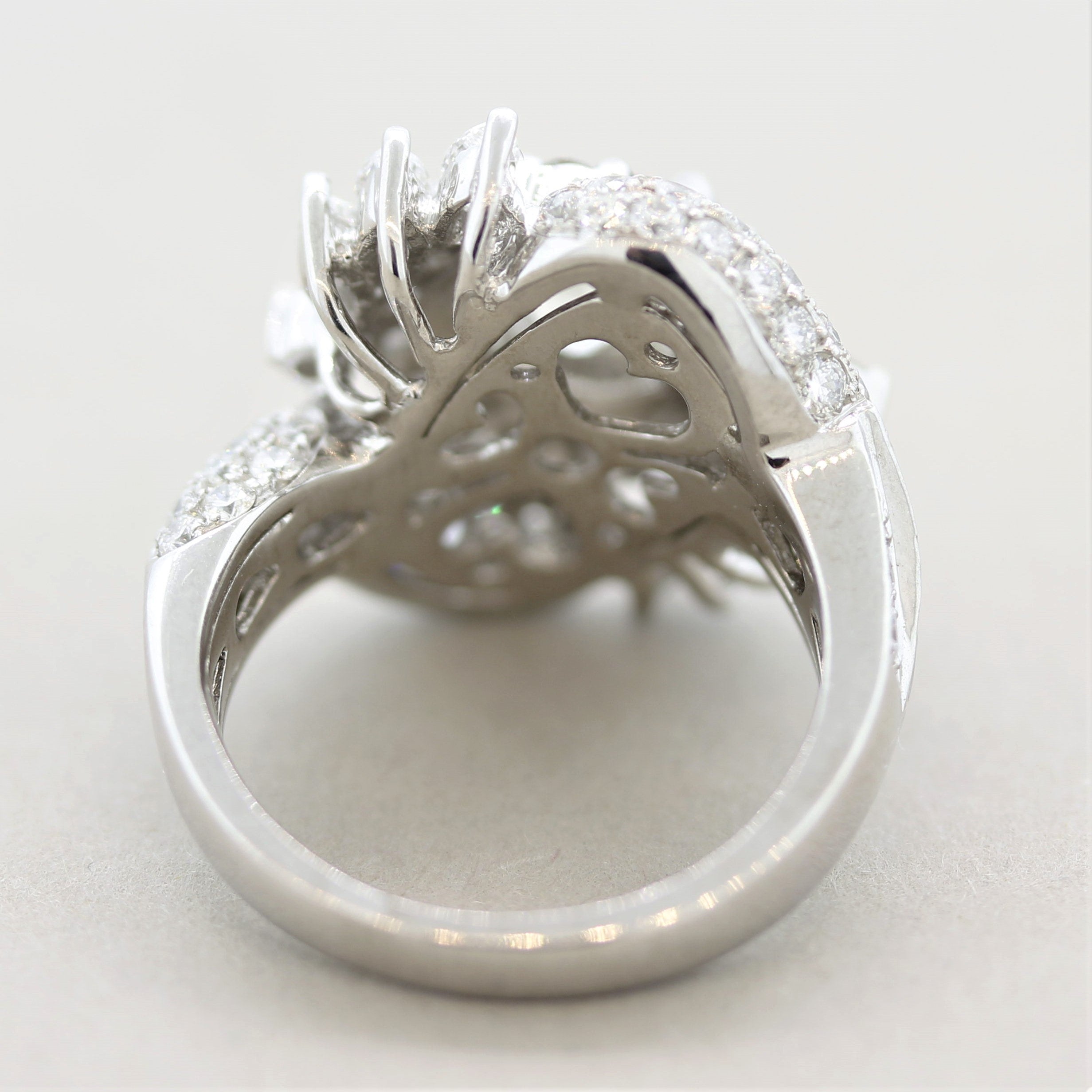 Mid-Century 1.42ct Diamond Gold Engagement Ring