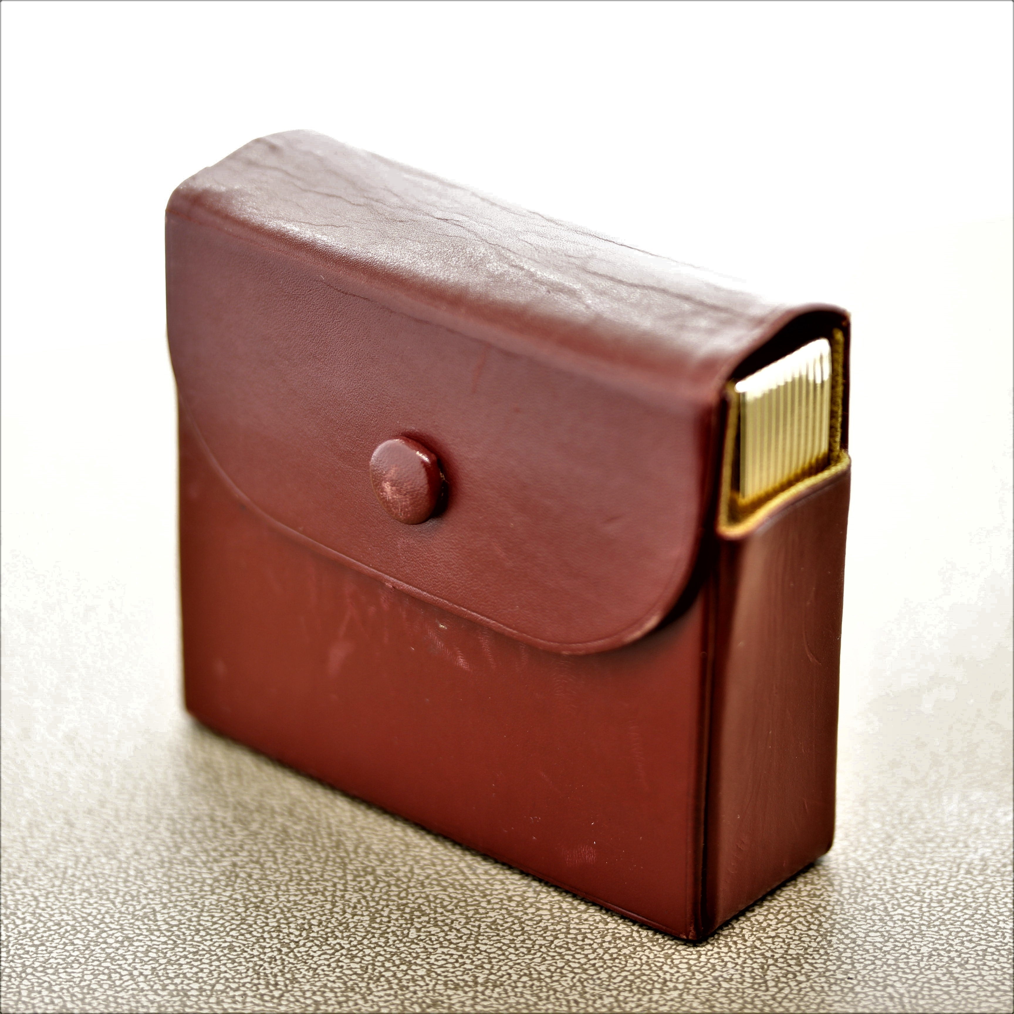 Tiffany & Co. Ruby Diamond Gold Compact Powder Case