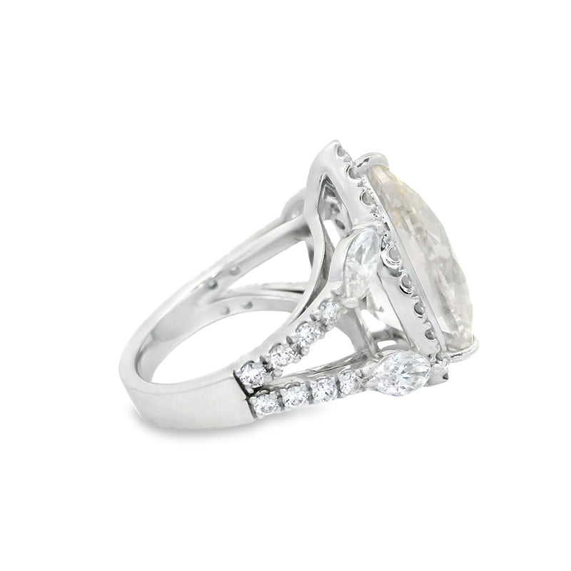 10.16 Carat Diamond Platinum Ring, GIA Certified Type 2a
