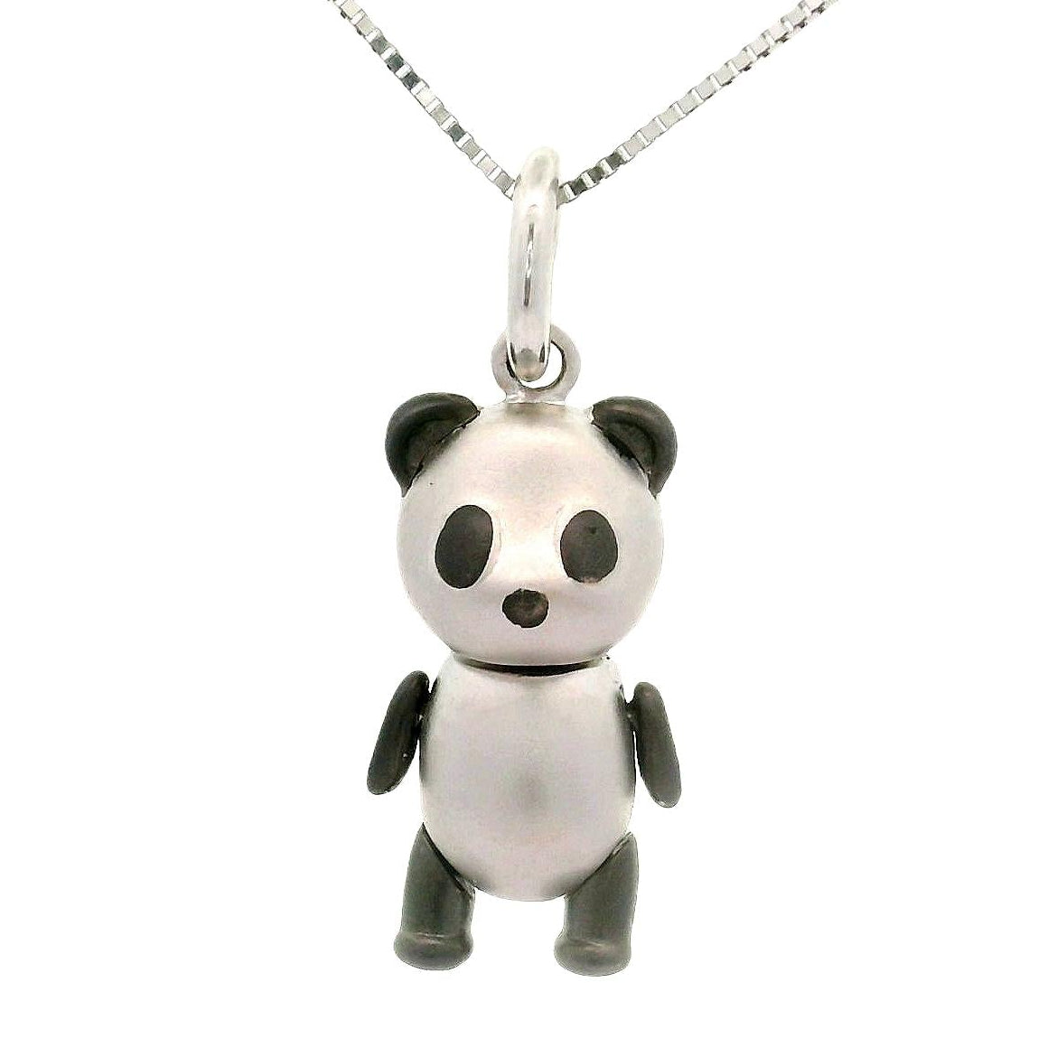 Cute Panda 18K Gold Pendant Necklace