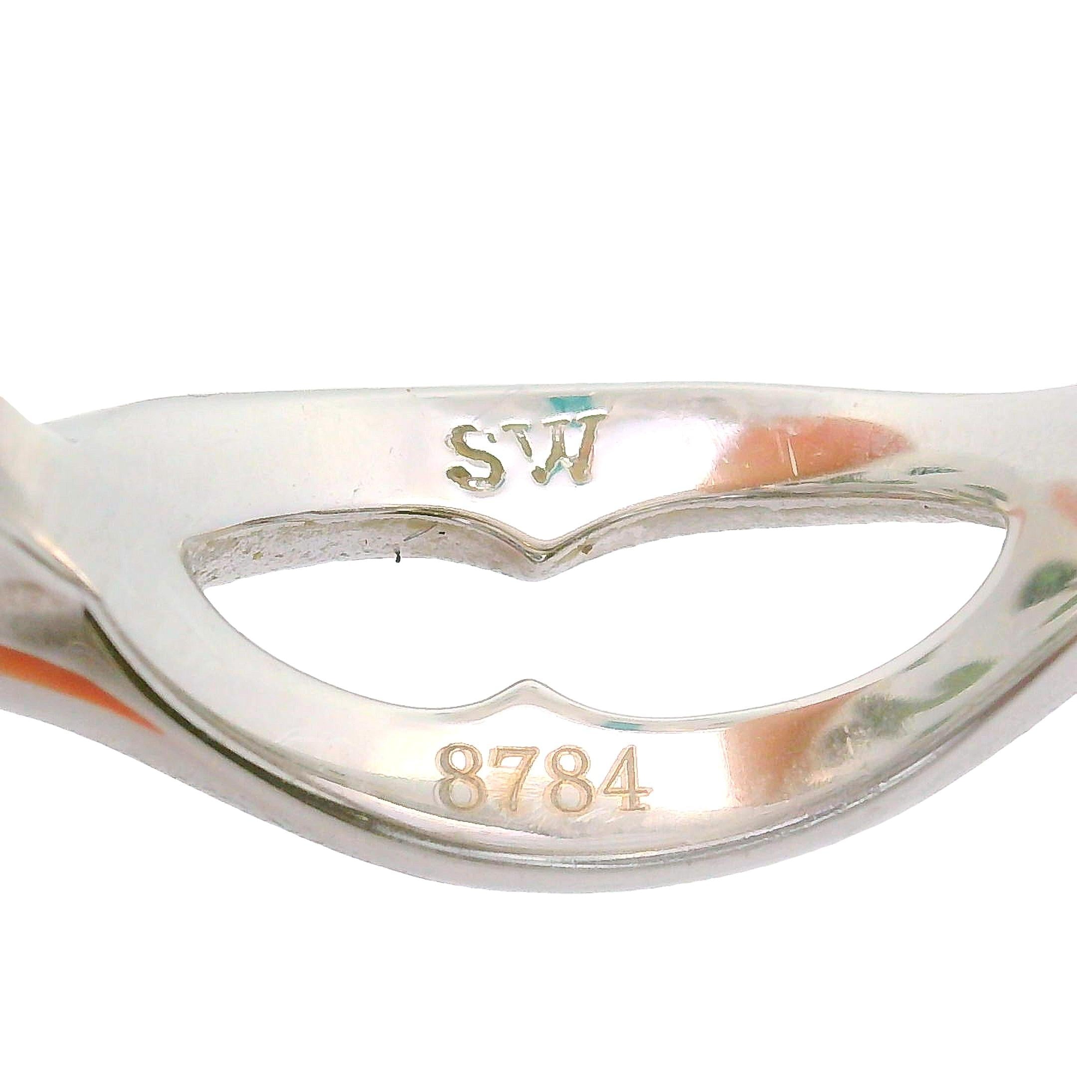 Stephen Webster Tsavorite Garnet & Quartz 18k White Gold Ring