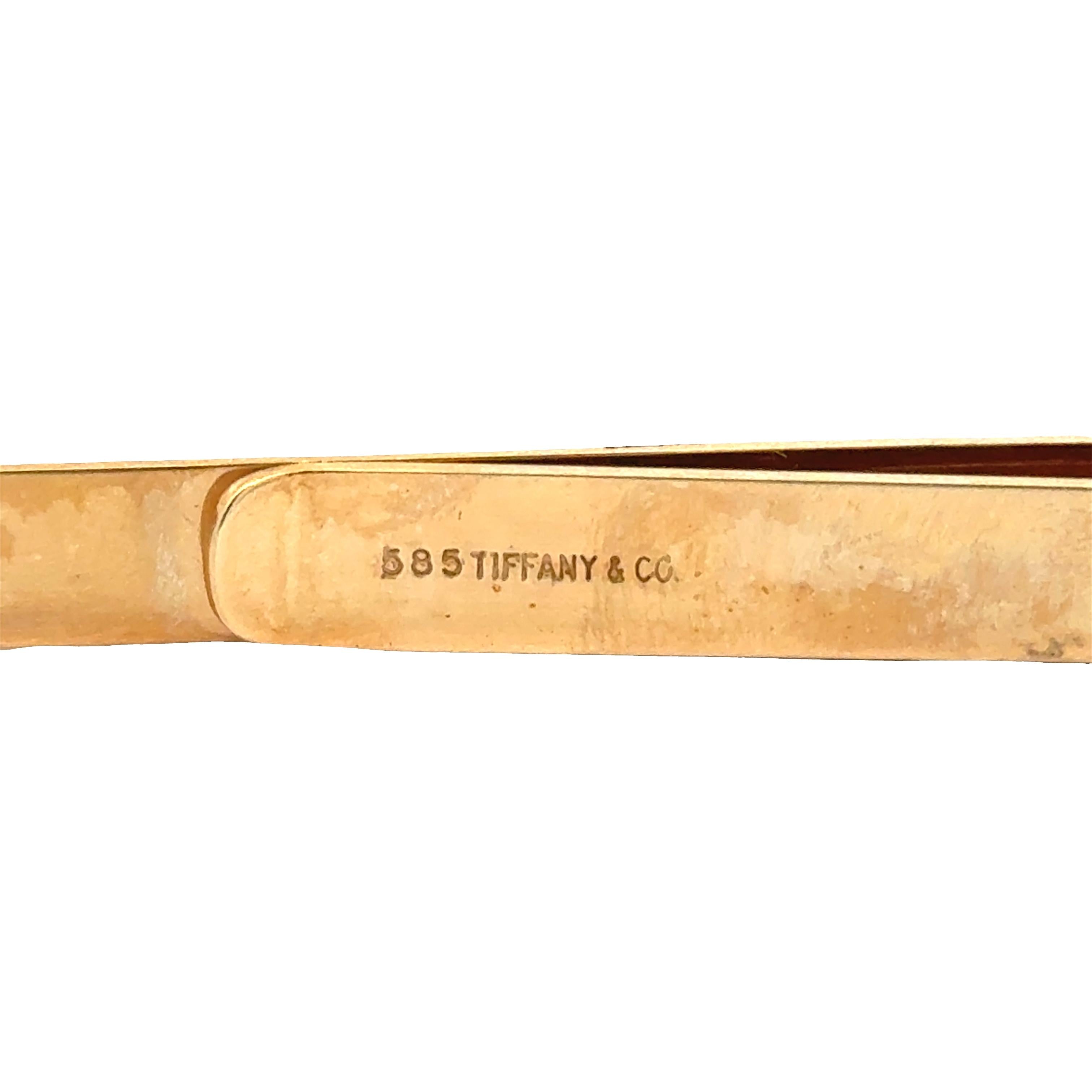 Tiffany & Co. 14K Yellow Gold Men's Tie Pin
