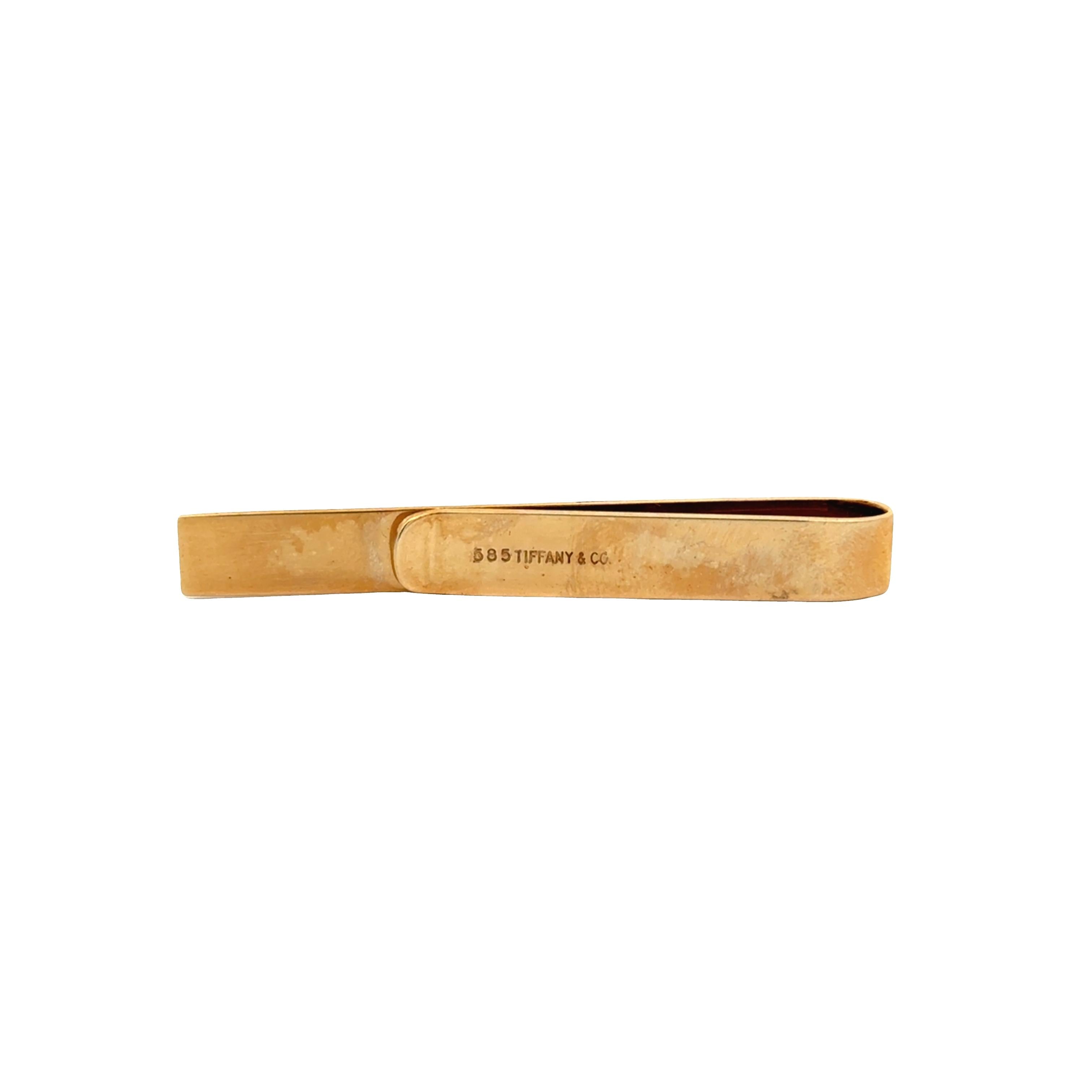 Tiffany & Co. 14K Yellow Gold Men's Tie Pin