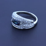 0.66 Carat Brazilian Alexandrite Diamond Platinum Ring, GIA Certified