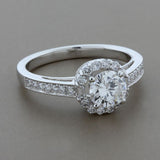 Round Diamond Gold Engagement Ring