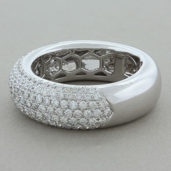 Diamond Gold Pave Set Band Ring