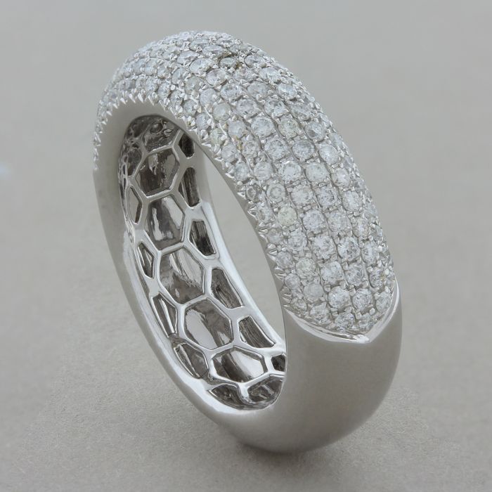 Diamond Gold Pave Set Band Ring