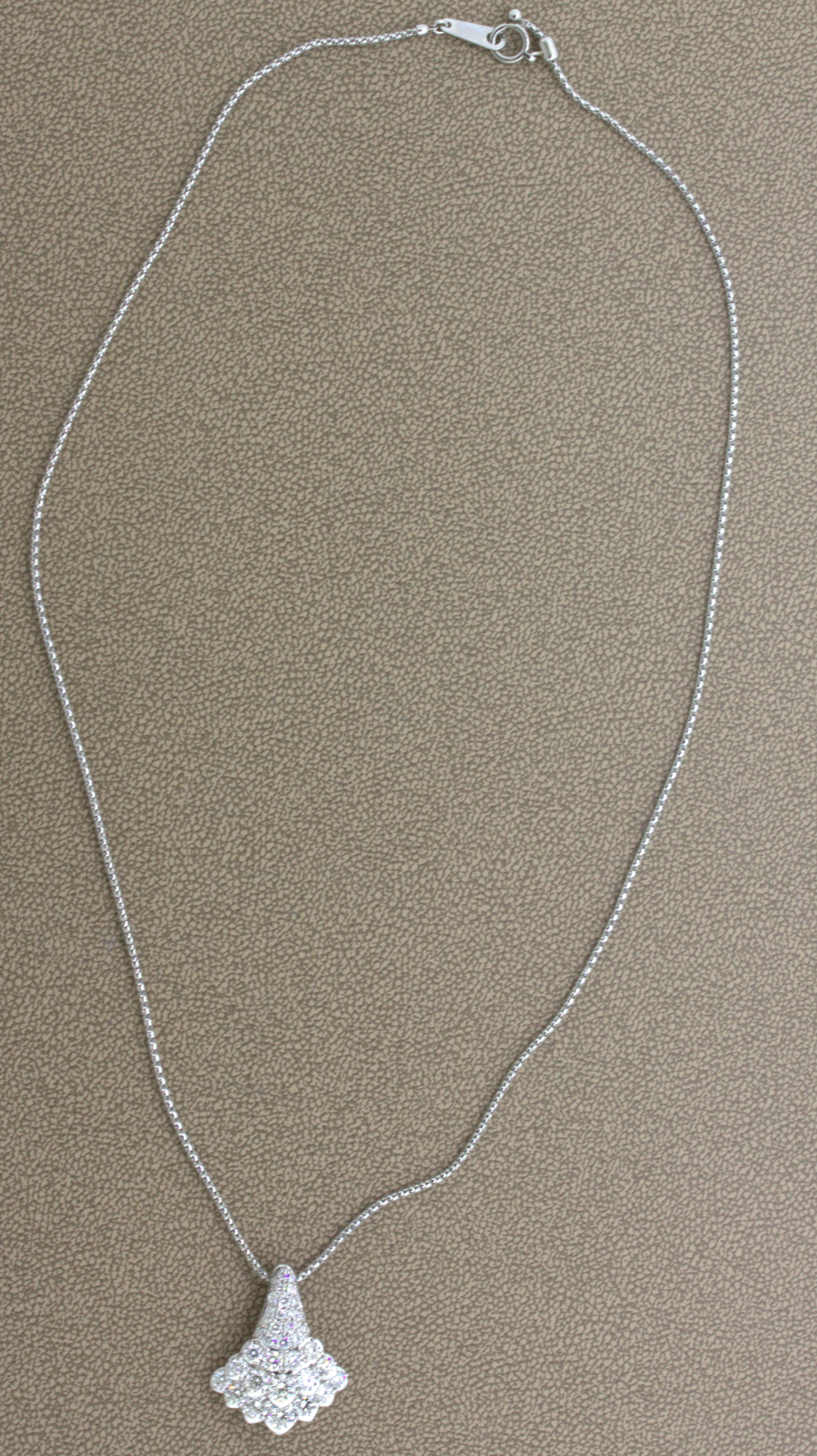 Diamond Platinum Pendant