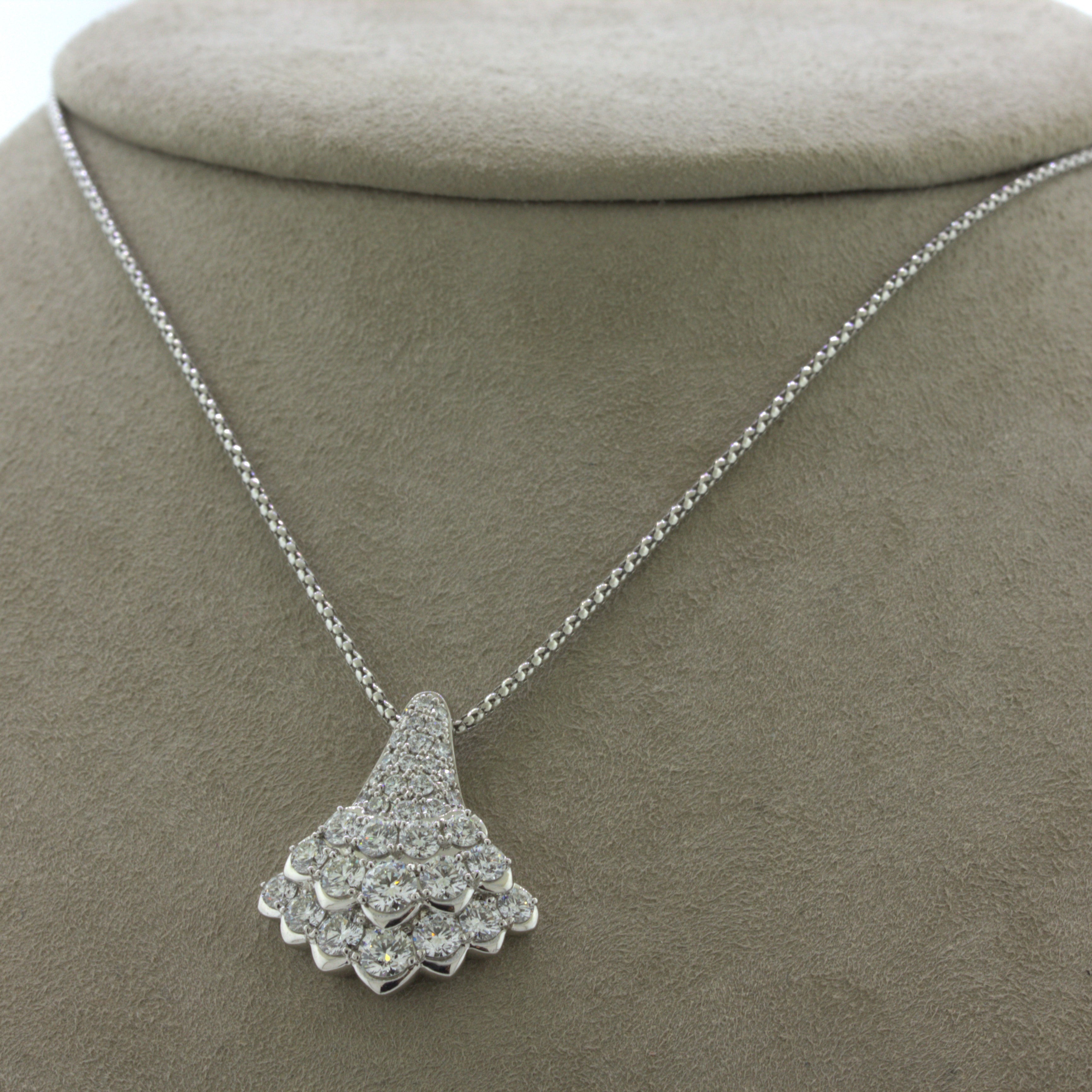 Diamond Platinum Pendant