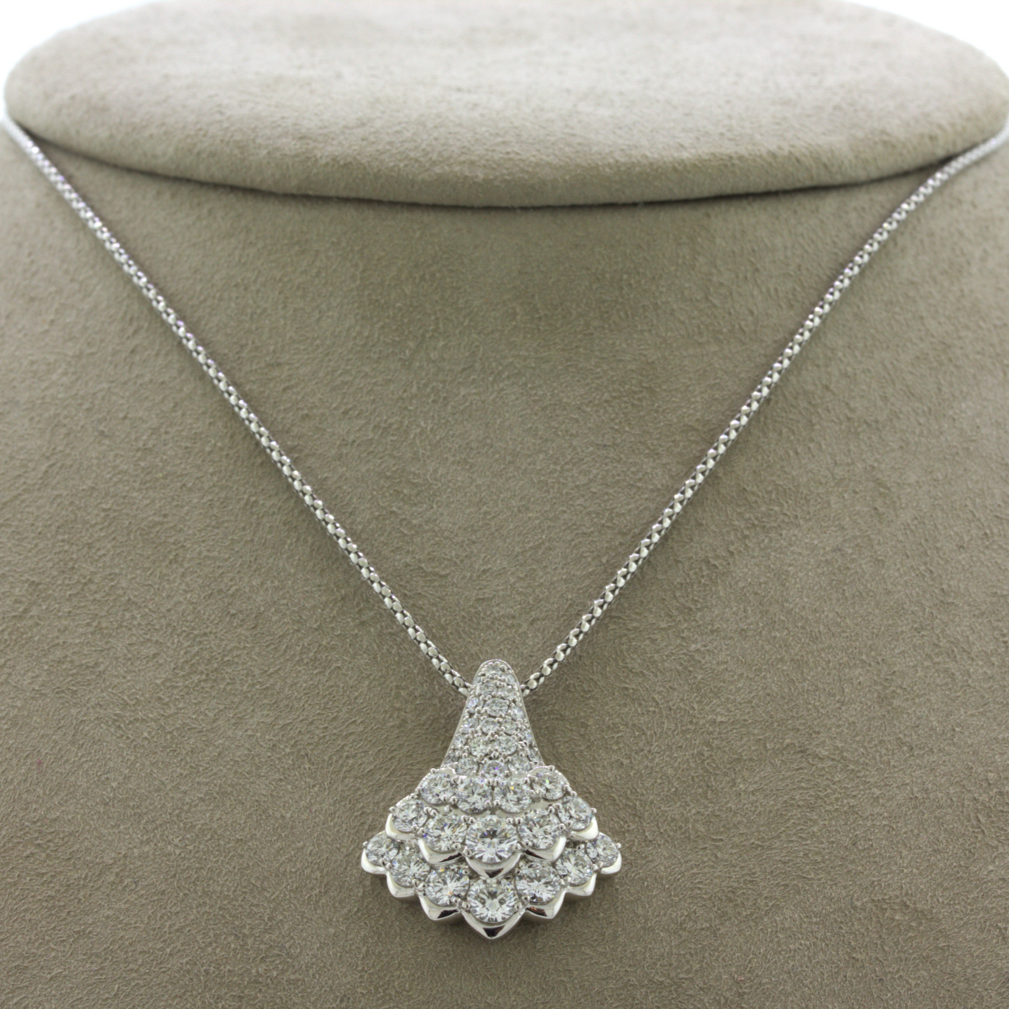 Diamond Platinum Pendant