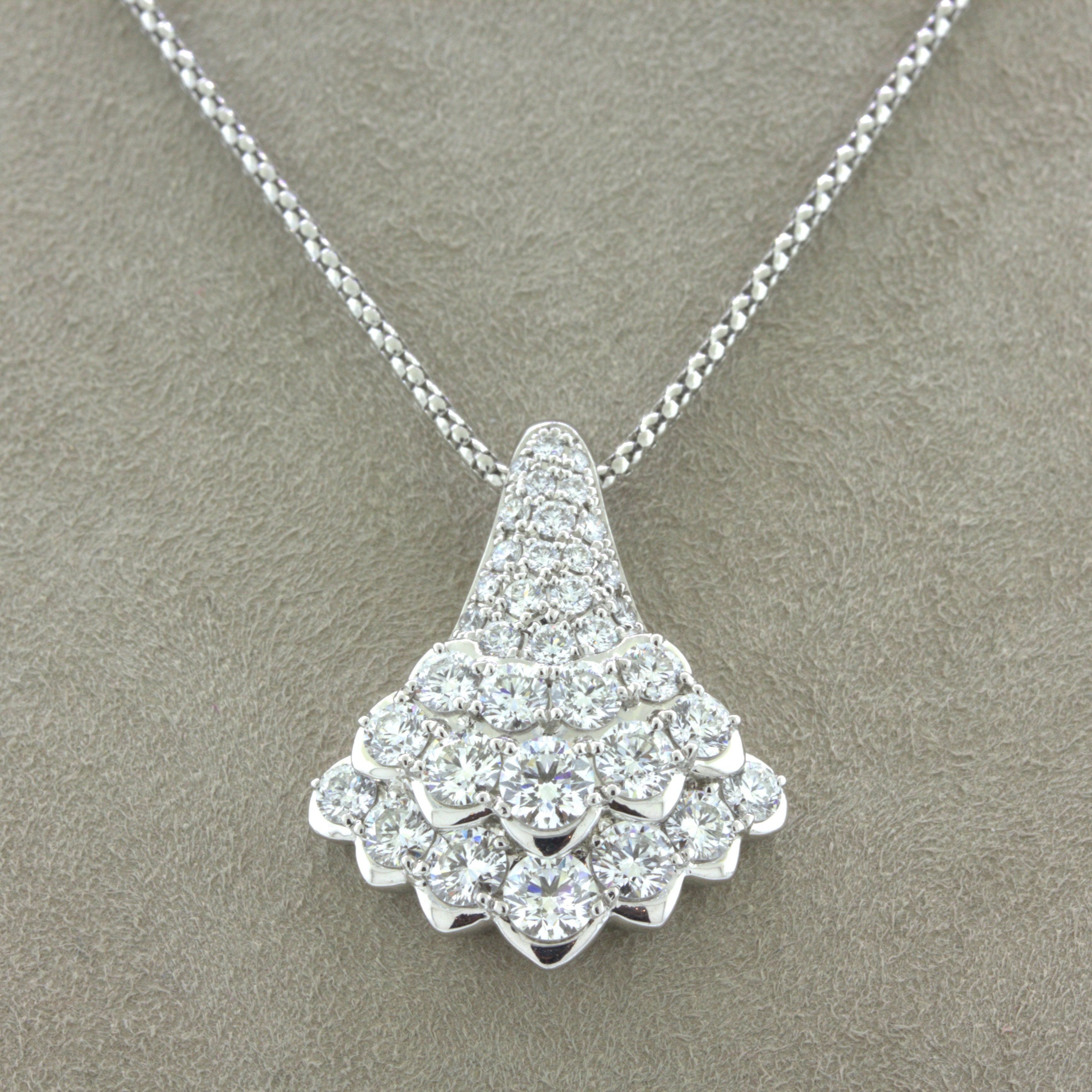 Diamond Platinum Pendant