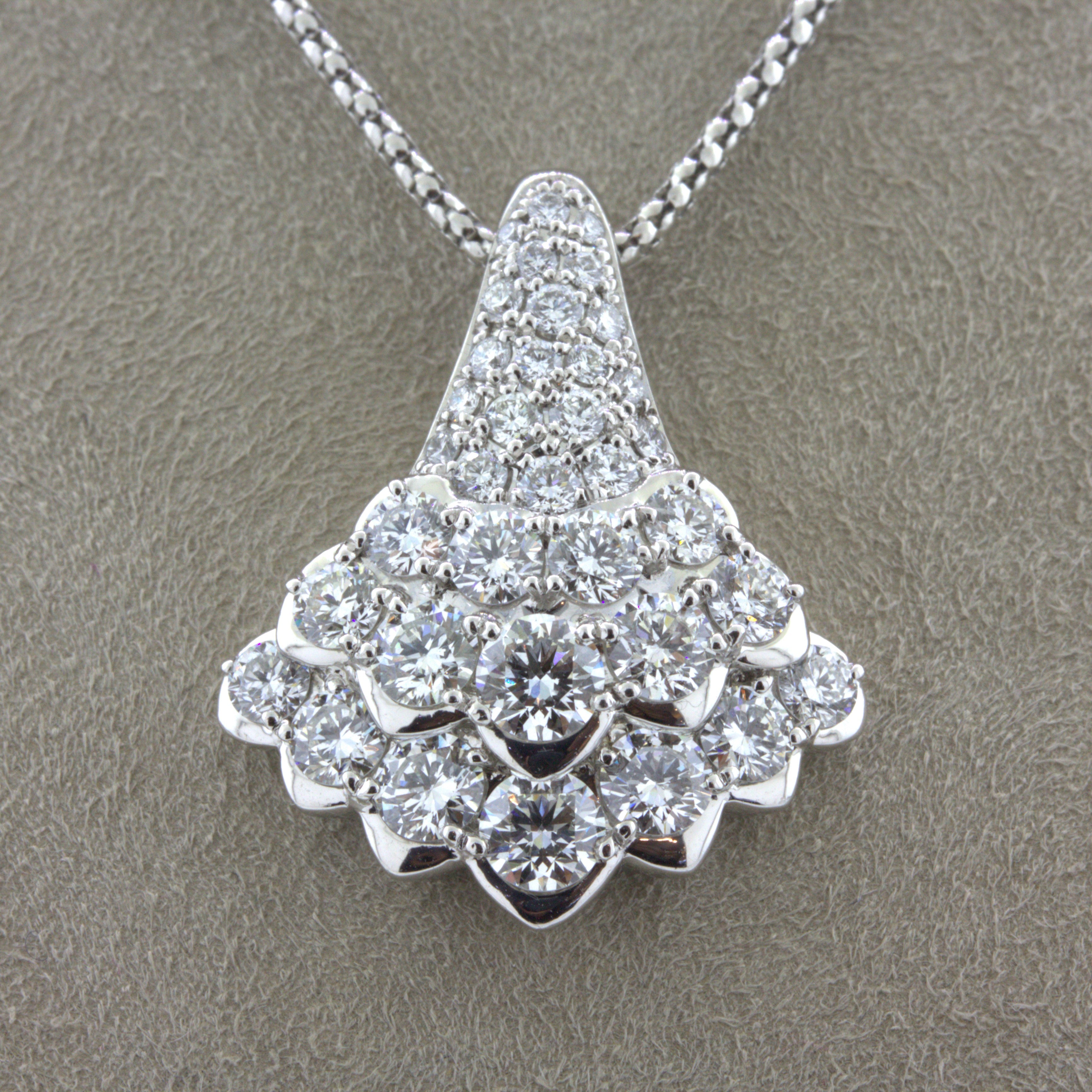 Diamond Platinum Pendant