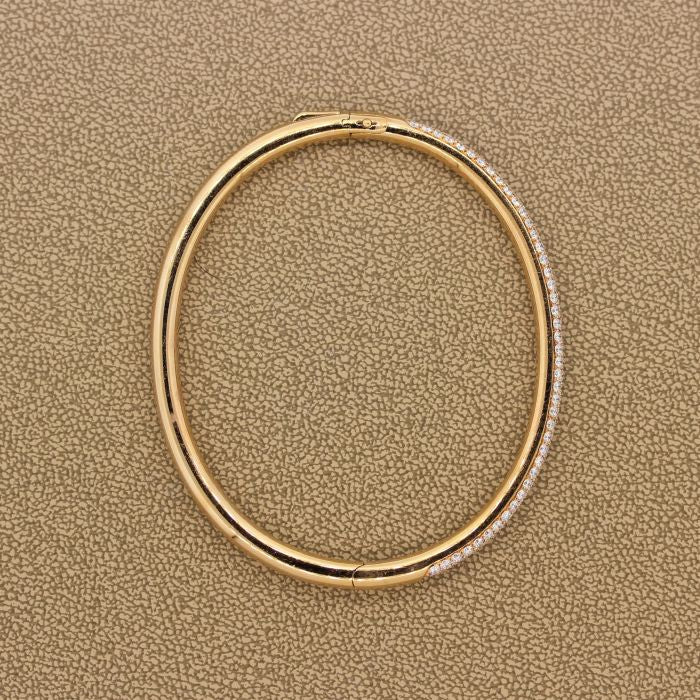 Diamond Gold Hard Bracelet