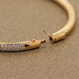 Diamond Gold Hard Bracelet