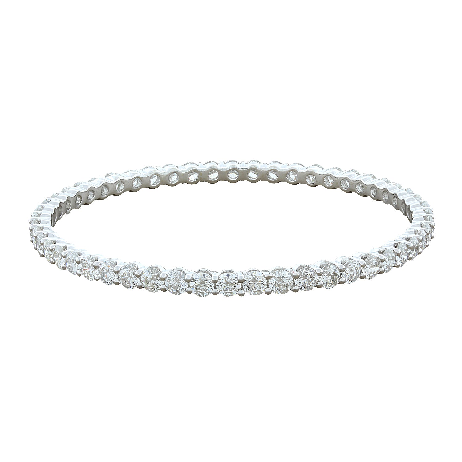 Magnificent Diamond Gold Eternity Bangle