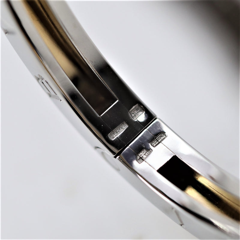 Bvlgari B.Zero1 Two-Tone Steel & Gold Bangle Bracelet