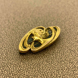 Victorian Plique-à-Jour Enamel Gold Brooch and Pendant
