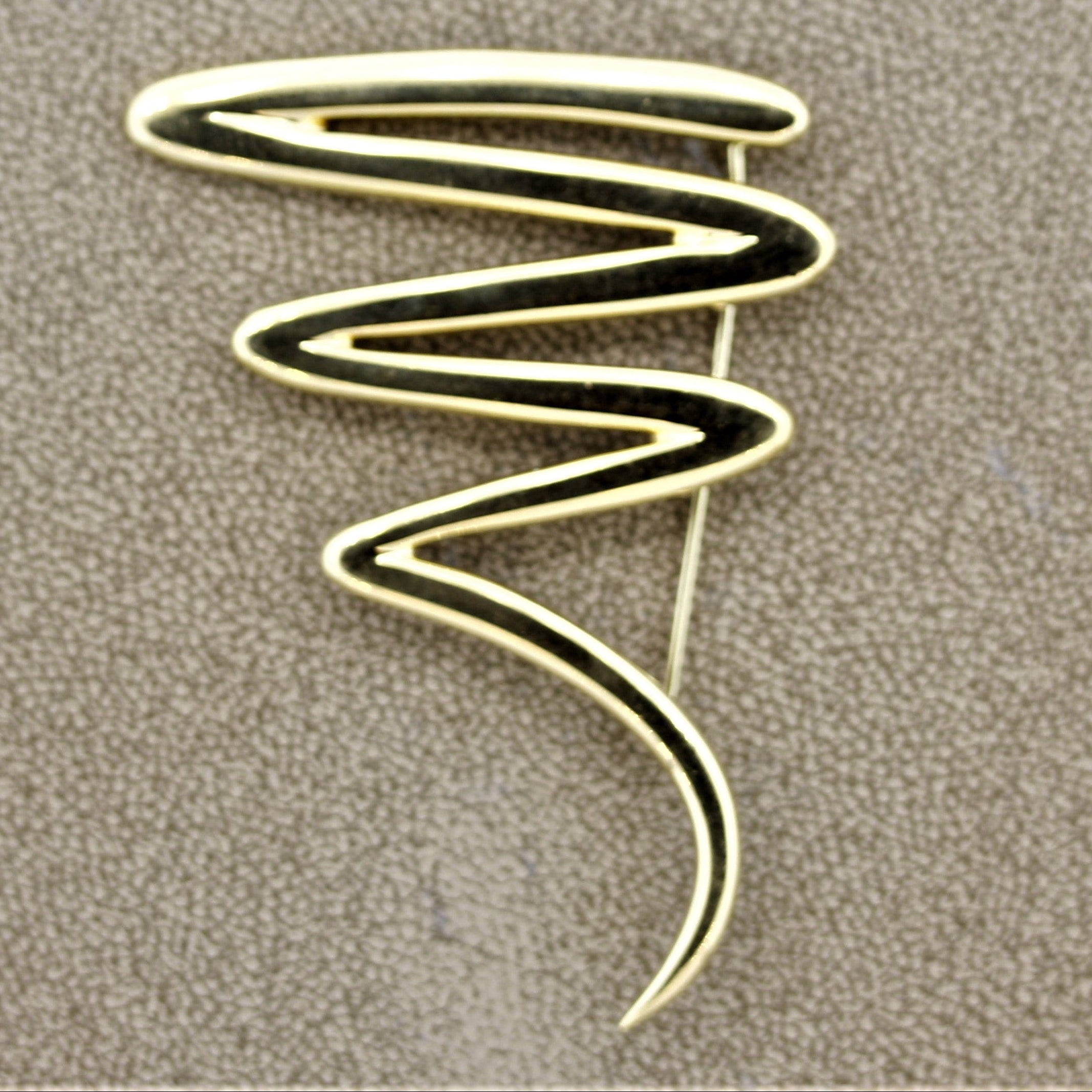 Tiffany & Co. Gold “Zig-Zag” Brooch, Paloma Picasso