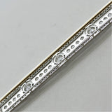 Art Deco Diamond Sapphire Platinum Pin Brooch