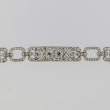 Art Deco Antique Diamond Platinum Bracelet