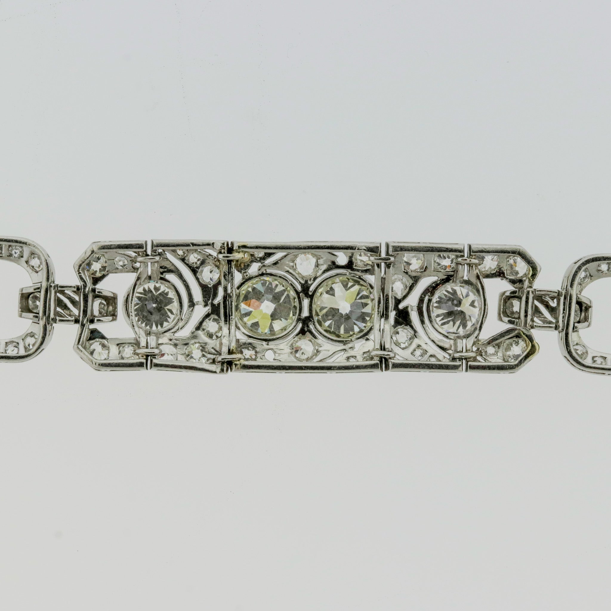 Art Deco Antique Diamond Platinum Bracelet