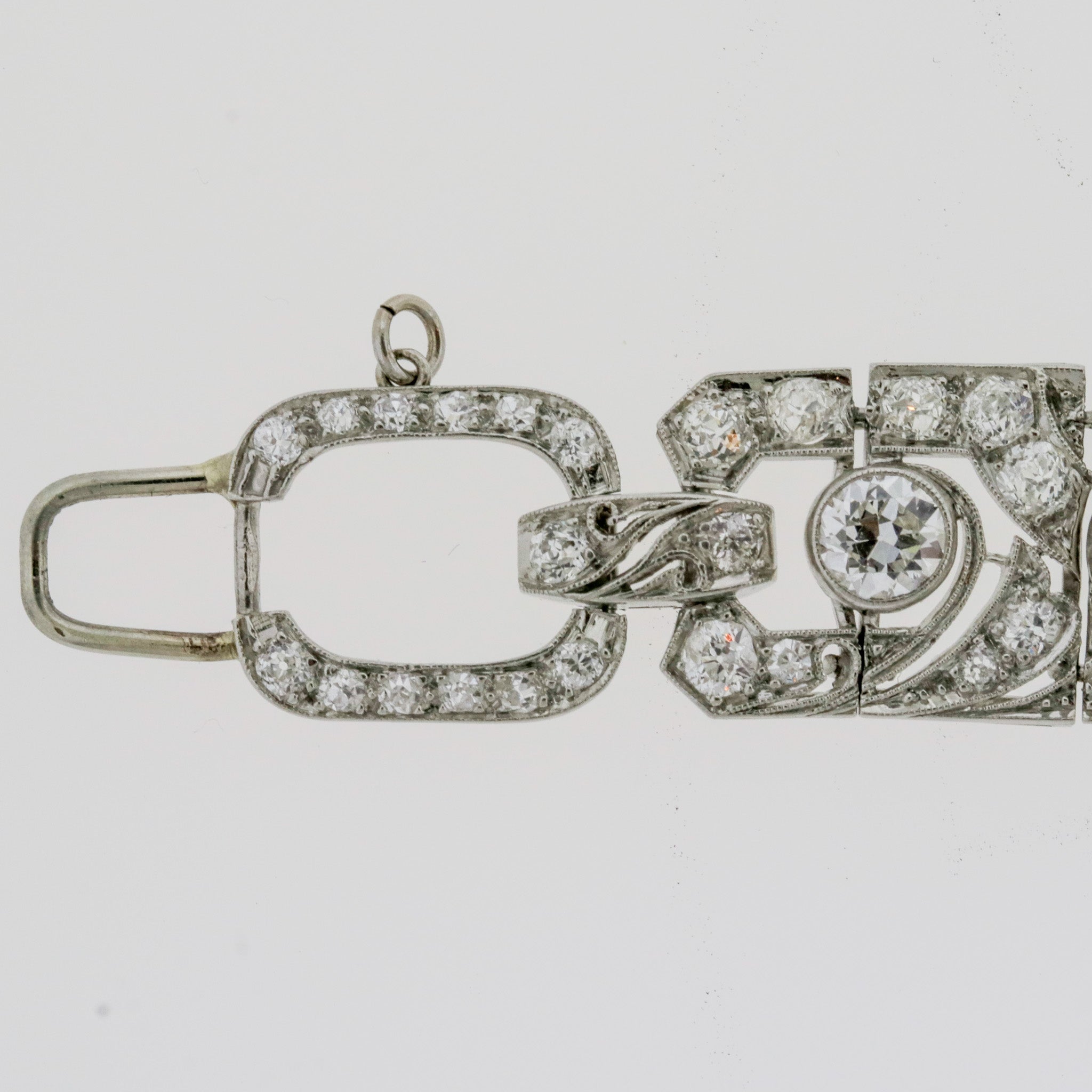 Art Deco Antique Diamond Platinum Bracelet