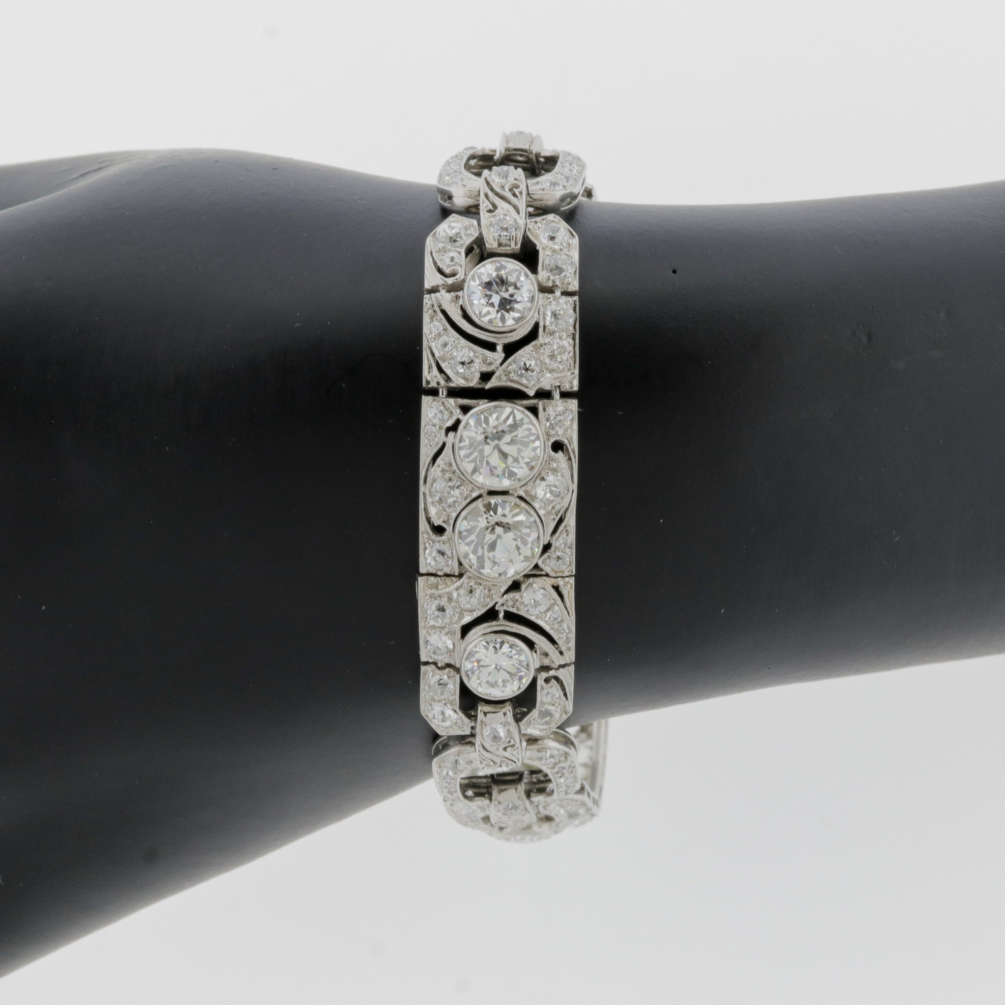 Art Deco Antique Diamond Platinum Bracelet