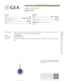 5.18 Carat Ceylon Sapphire Diamond Platinum Pendant, GIA Certified