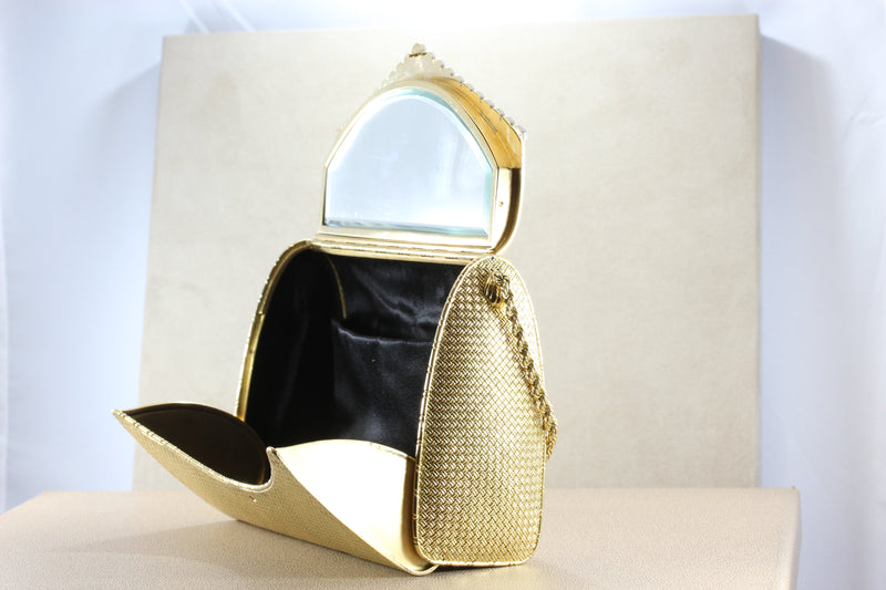 Gold Formal Clutch Purse for Women Wedding Crossbody Evening Bag Beige  Glitter Handbag (Black): Handbags: Amazon.com