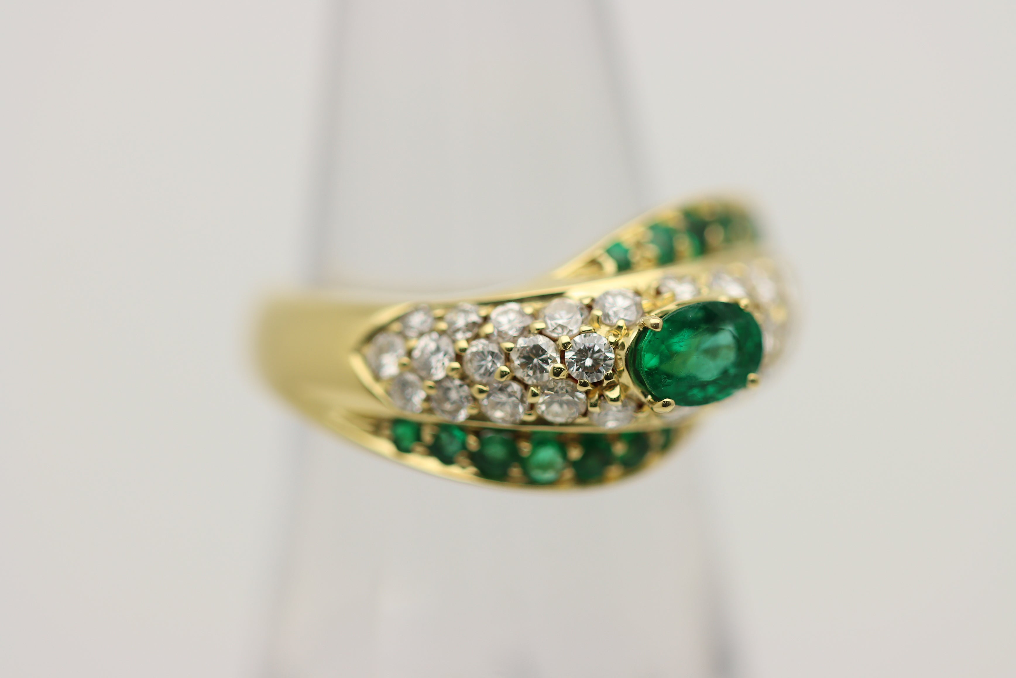 Emerald Diamond Gold Ring