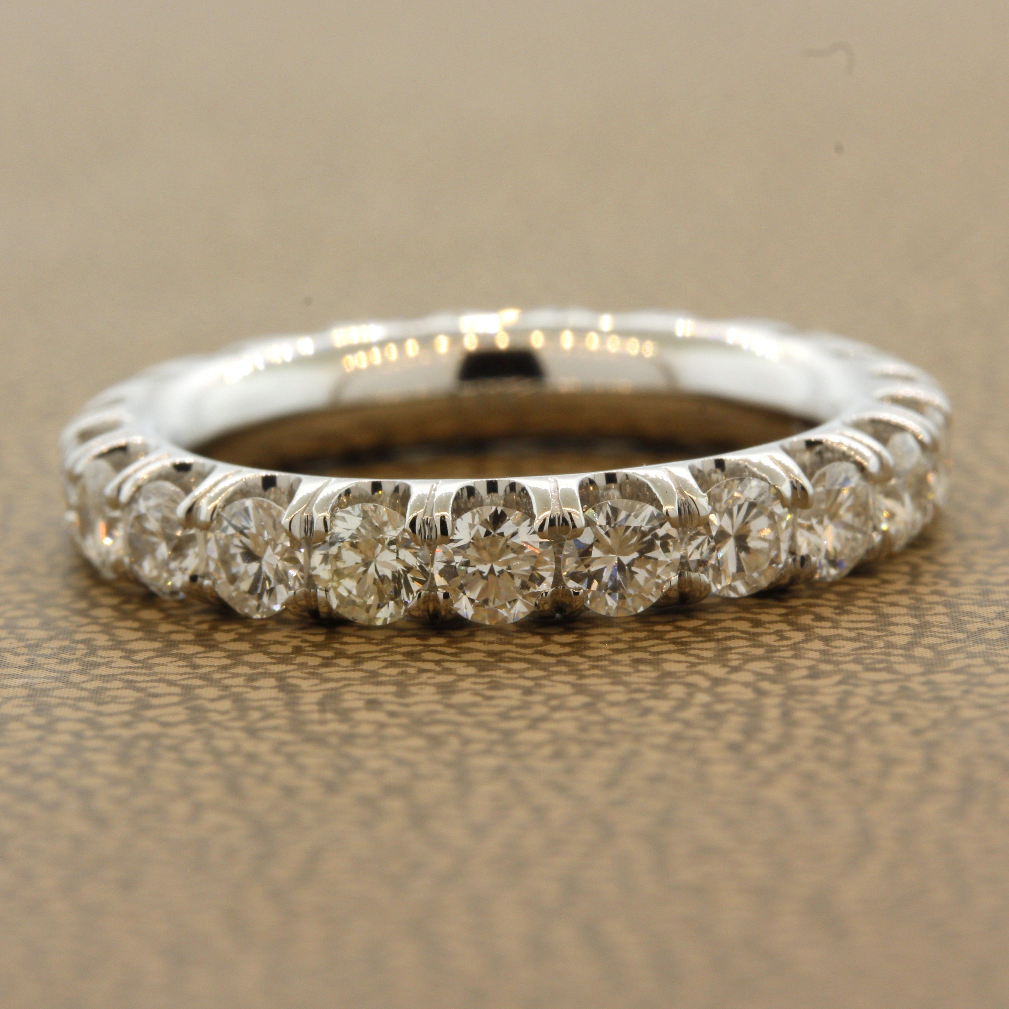 Diamond Gold Eternity Band Ring
