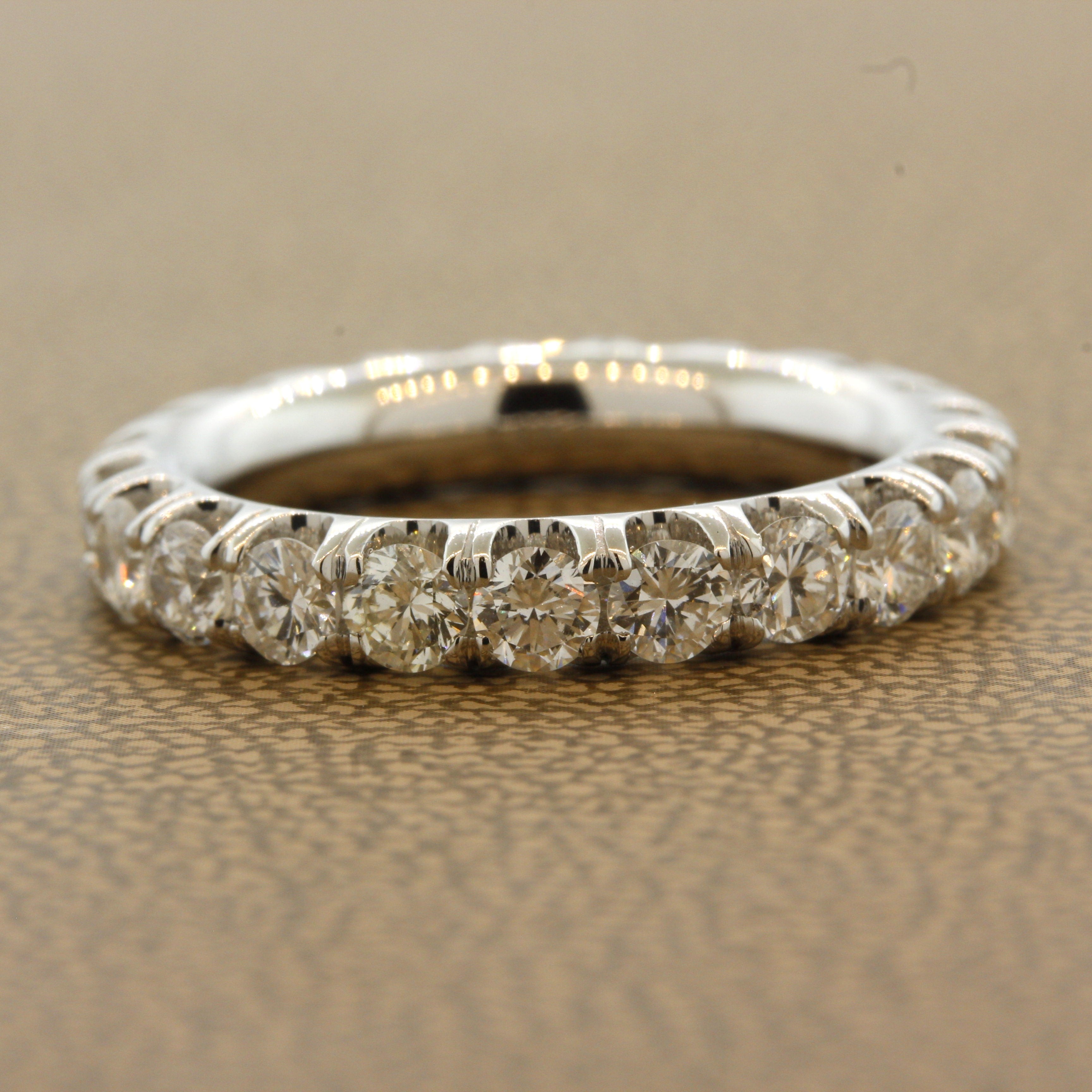 Diamond Gold Eternity Band Ring