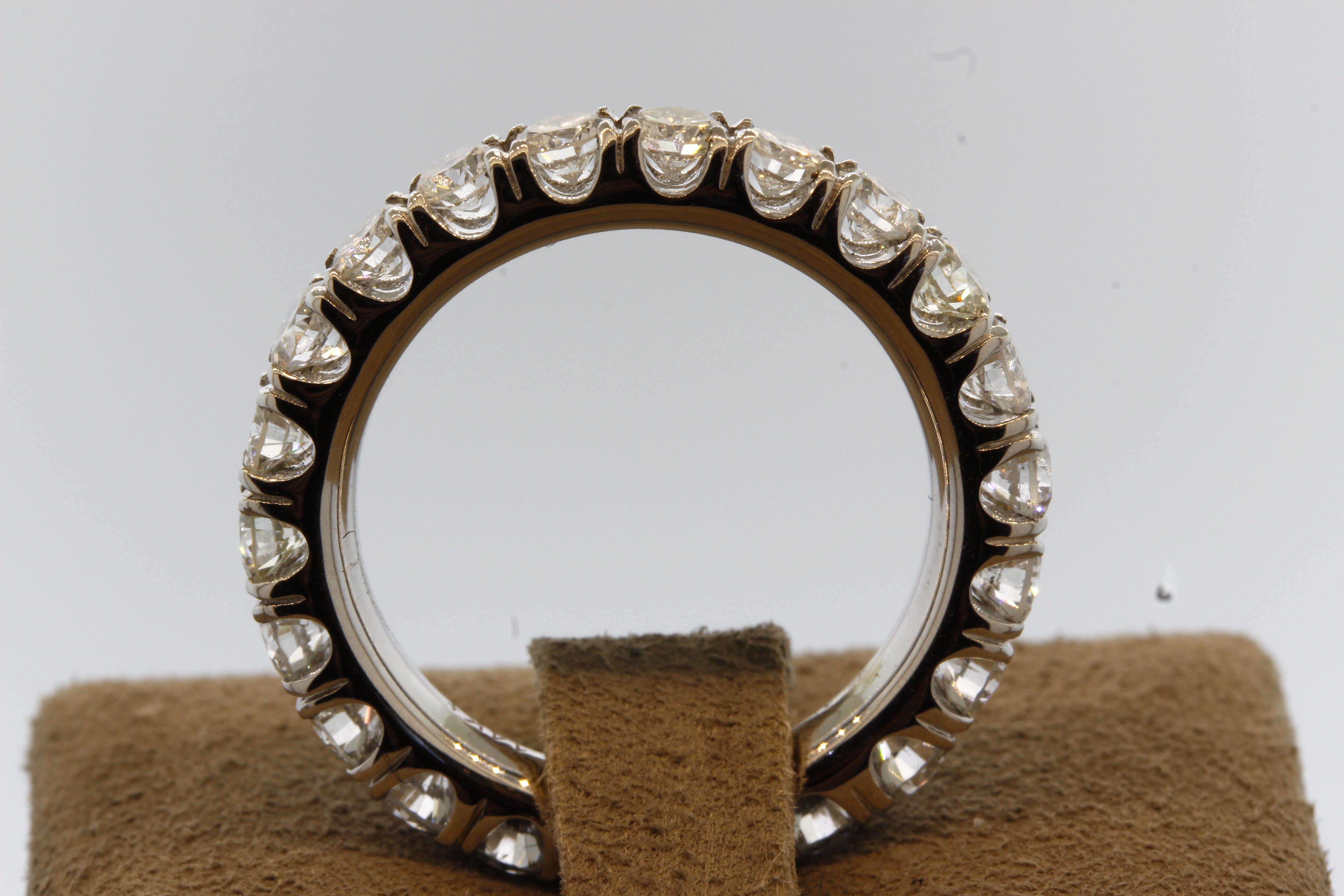 Diamond Gold Eternity Band Ring