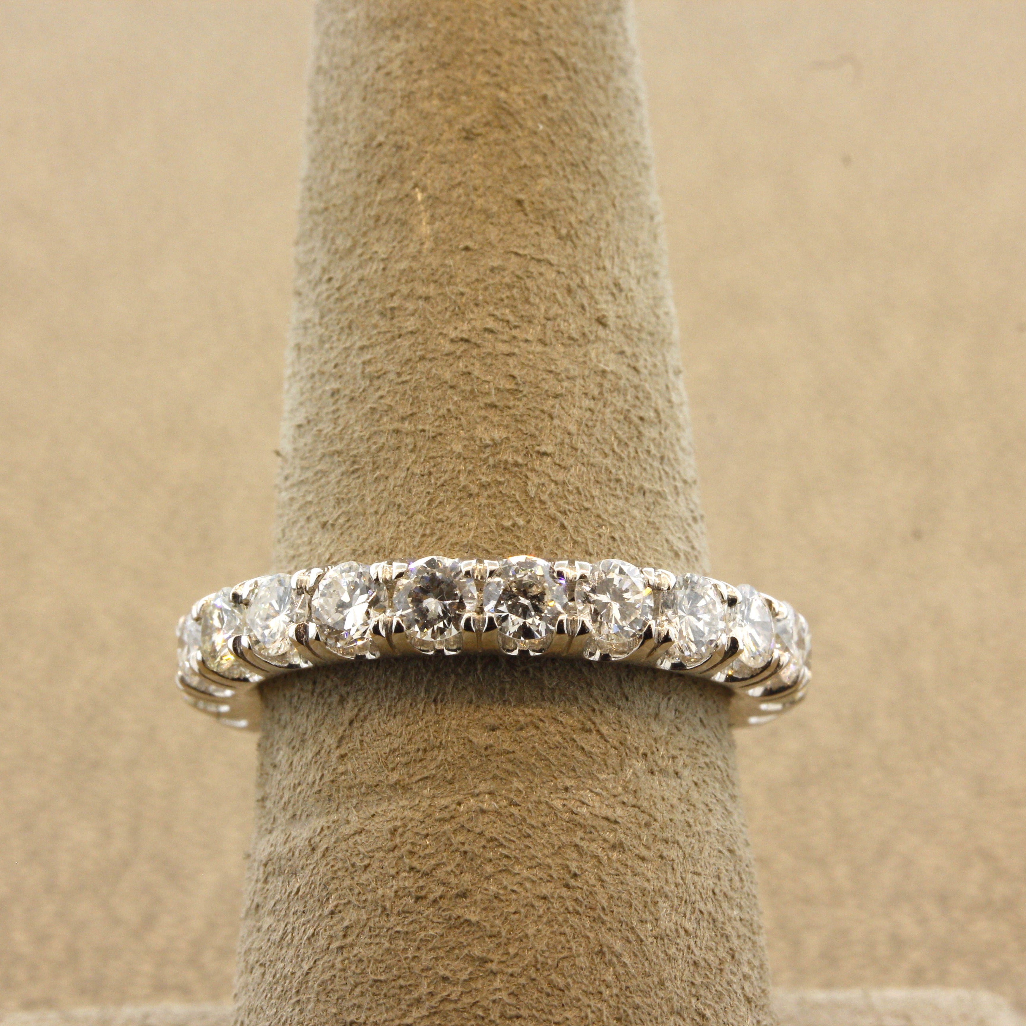 Diamond Gold Eternity Band Ring