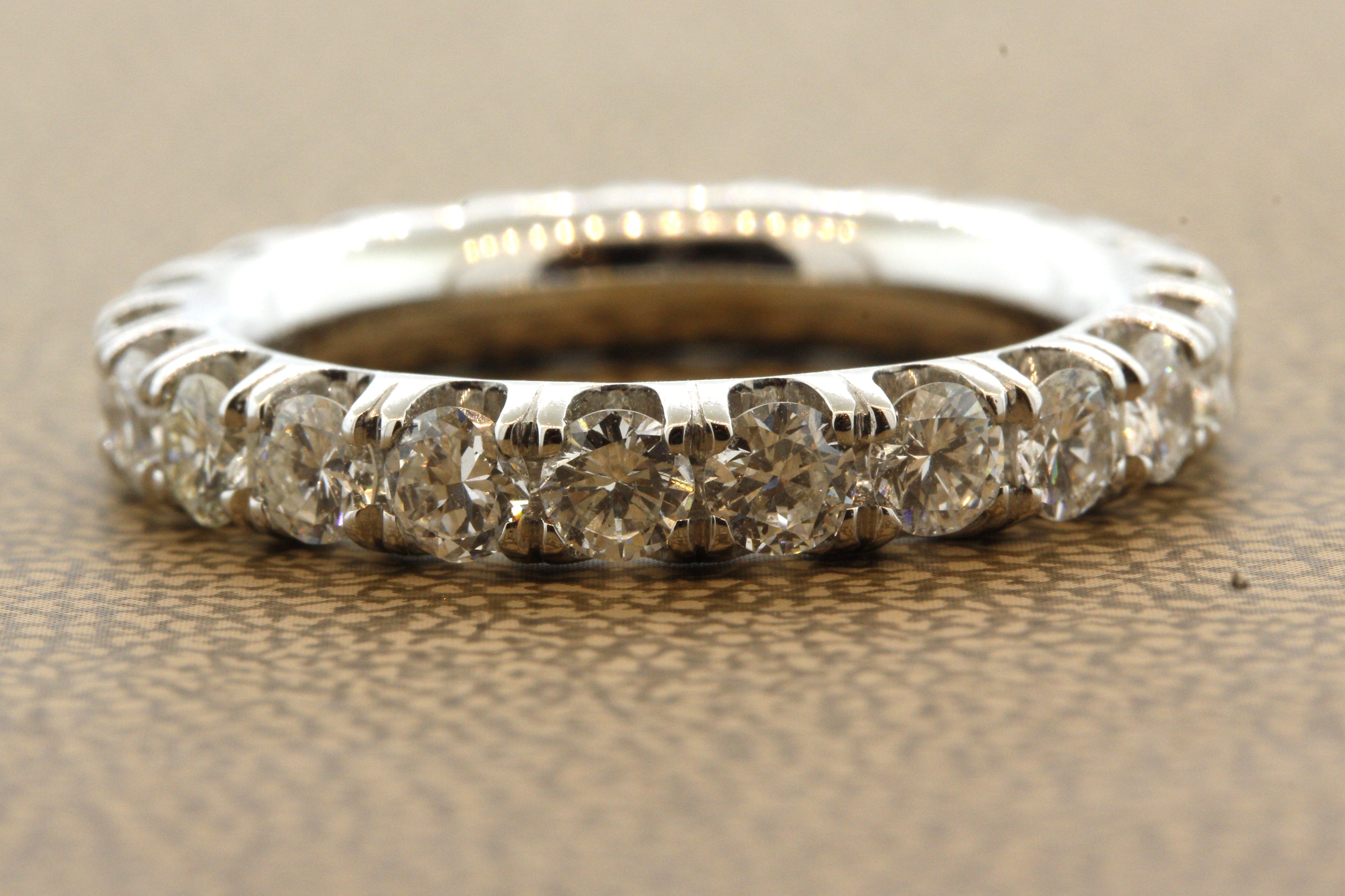 Diamond Gold Eternity Band Ring
