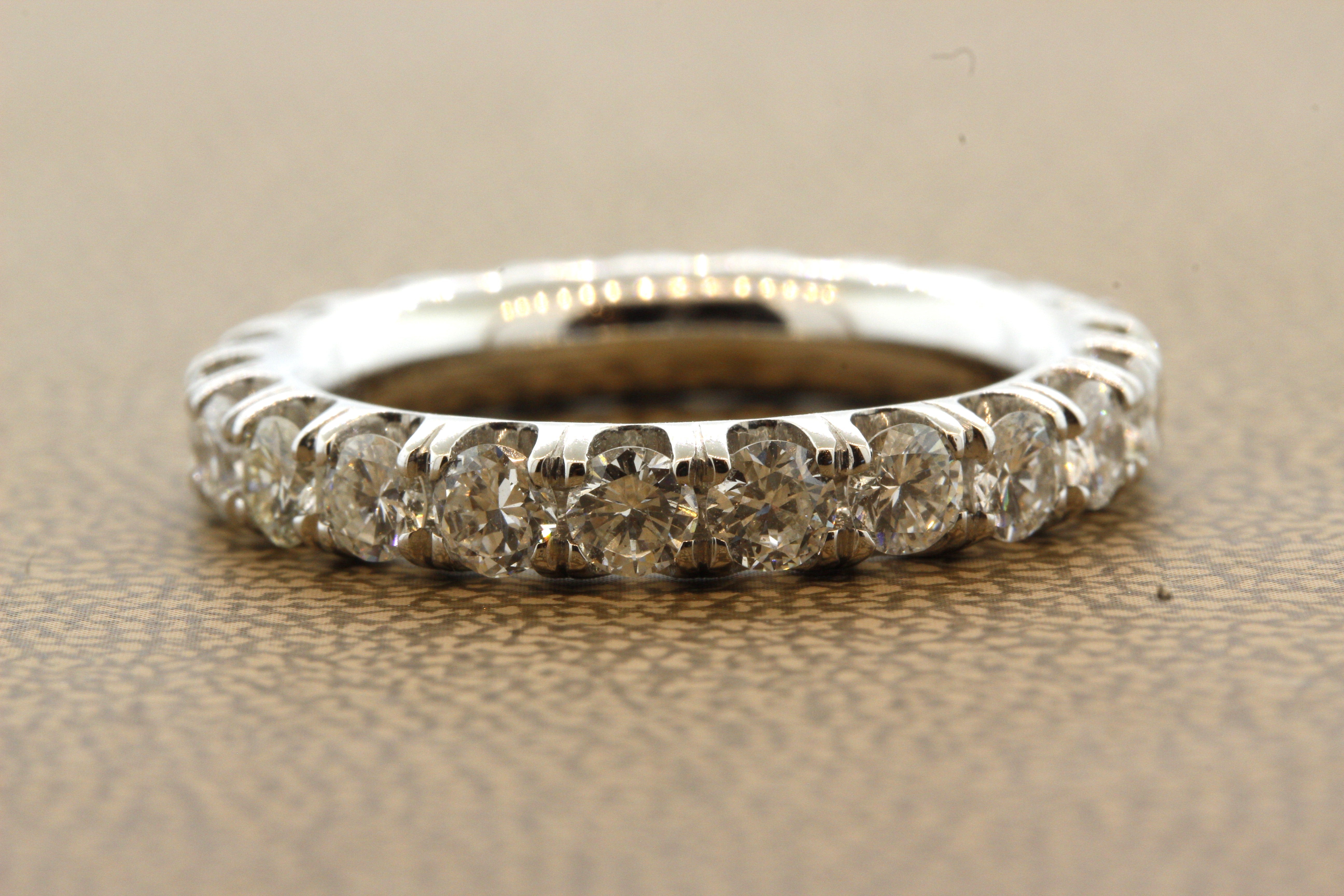 Diamond Gold Eternity Band Ring