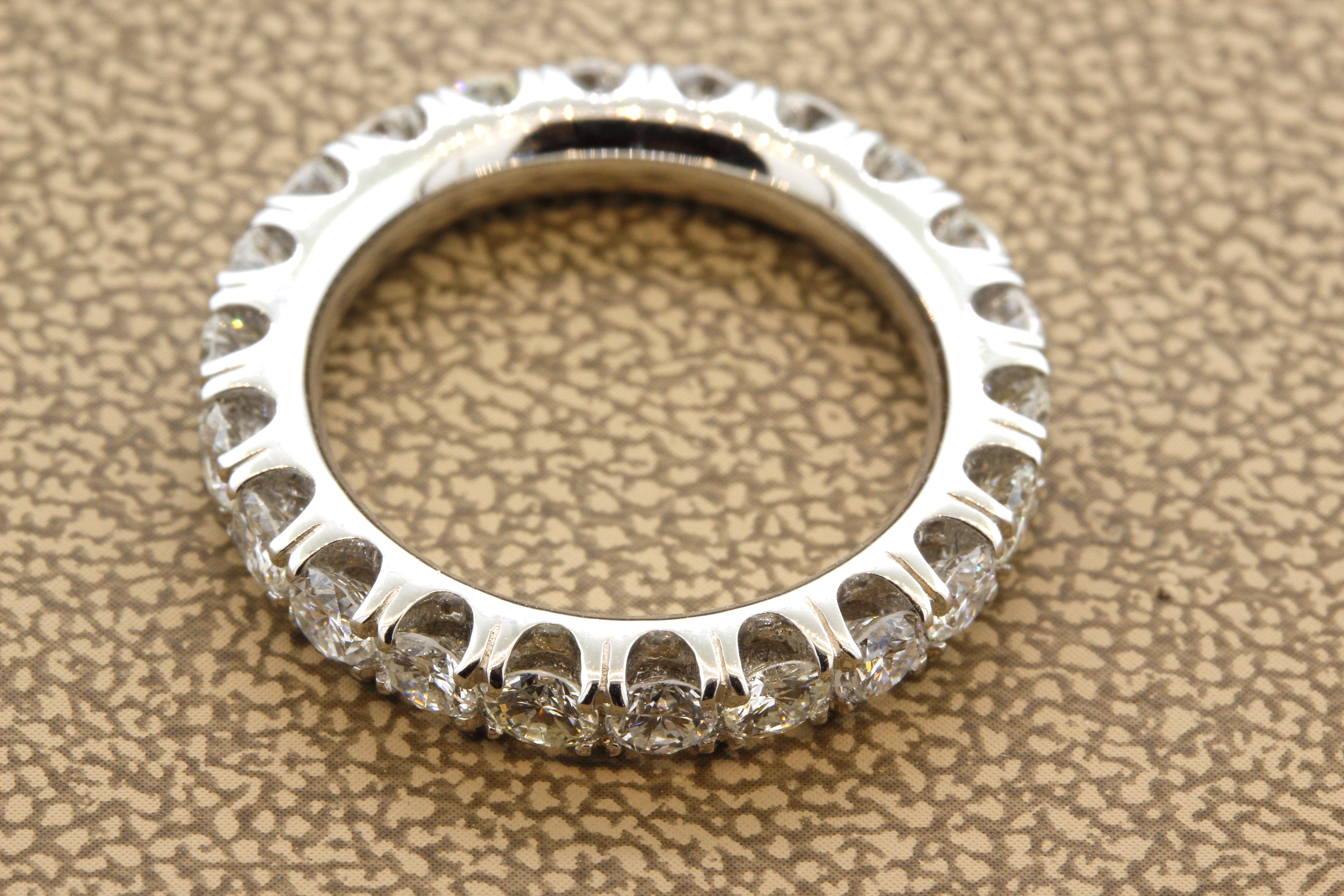 Diamond Gold Eternity Band Ring