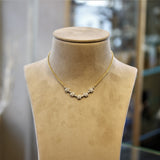 Diamond Gold Flower Necklace
