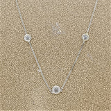 Diamond Gold “3-Stone” Necklace