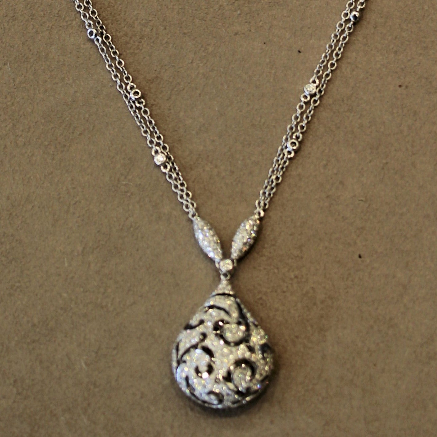 Diamond Gold “Diamond by the Yard” Chain Necklace