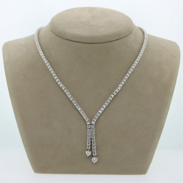 Diamond Gold Drop Necklace